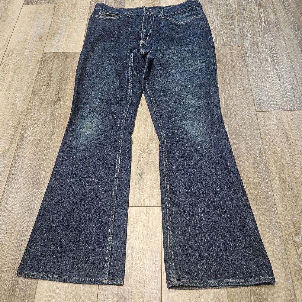 Sheplers Vintage Bootcut Western Jeans Dark Wash Denim Men's 36 X 30